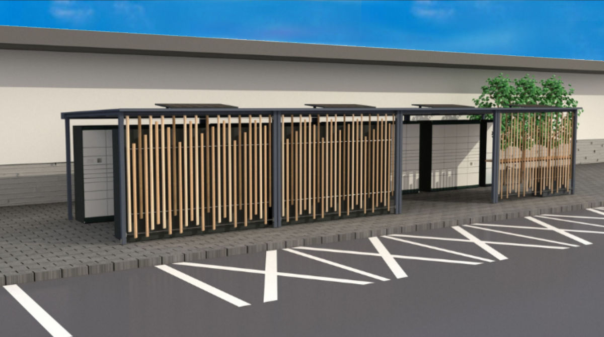 Winning design of the delivery hub