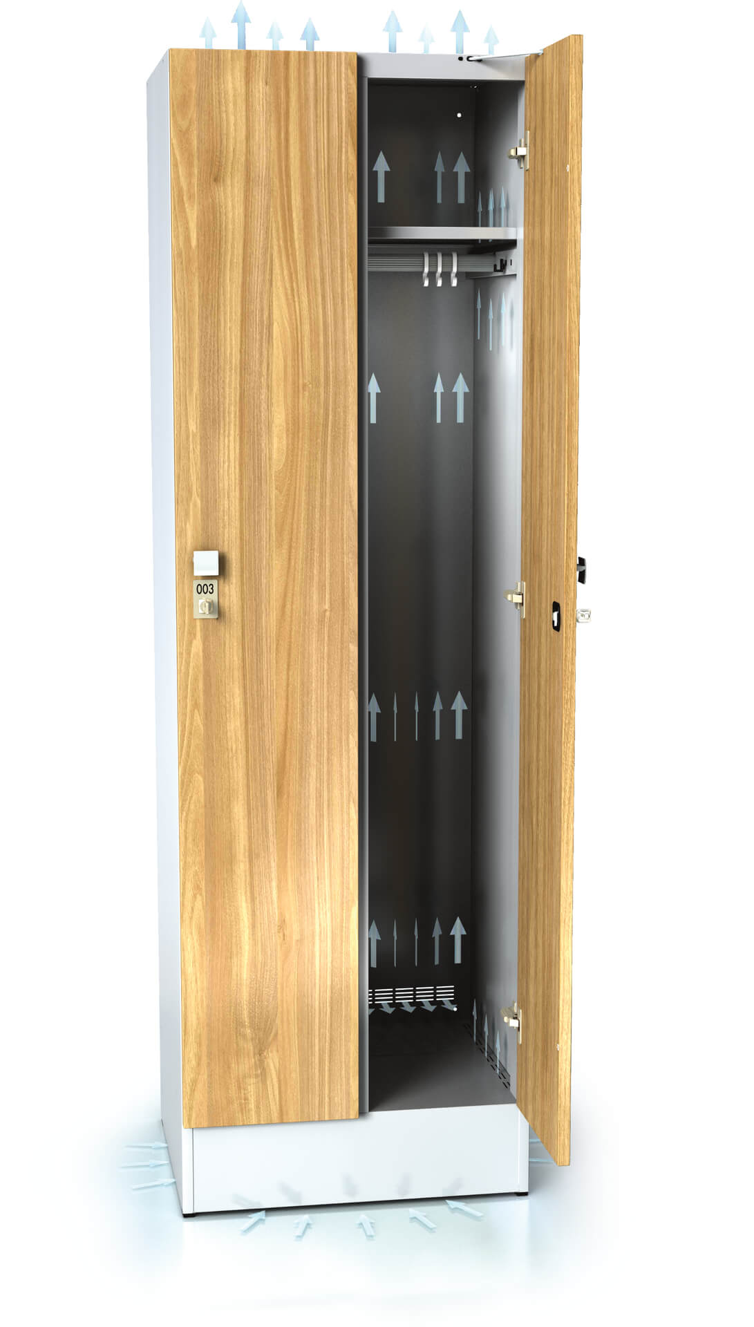 Alfort Model Line changing garment locker 