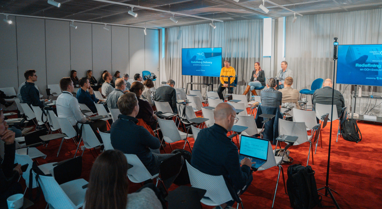 Colleagues during the presentation