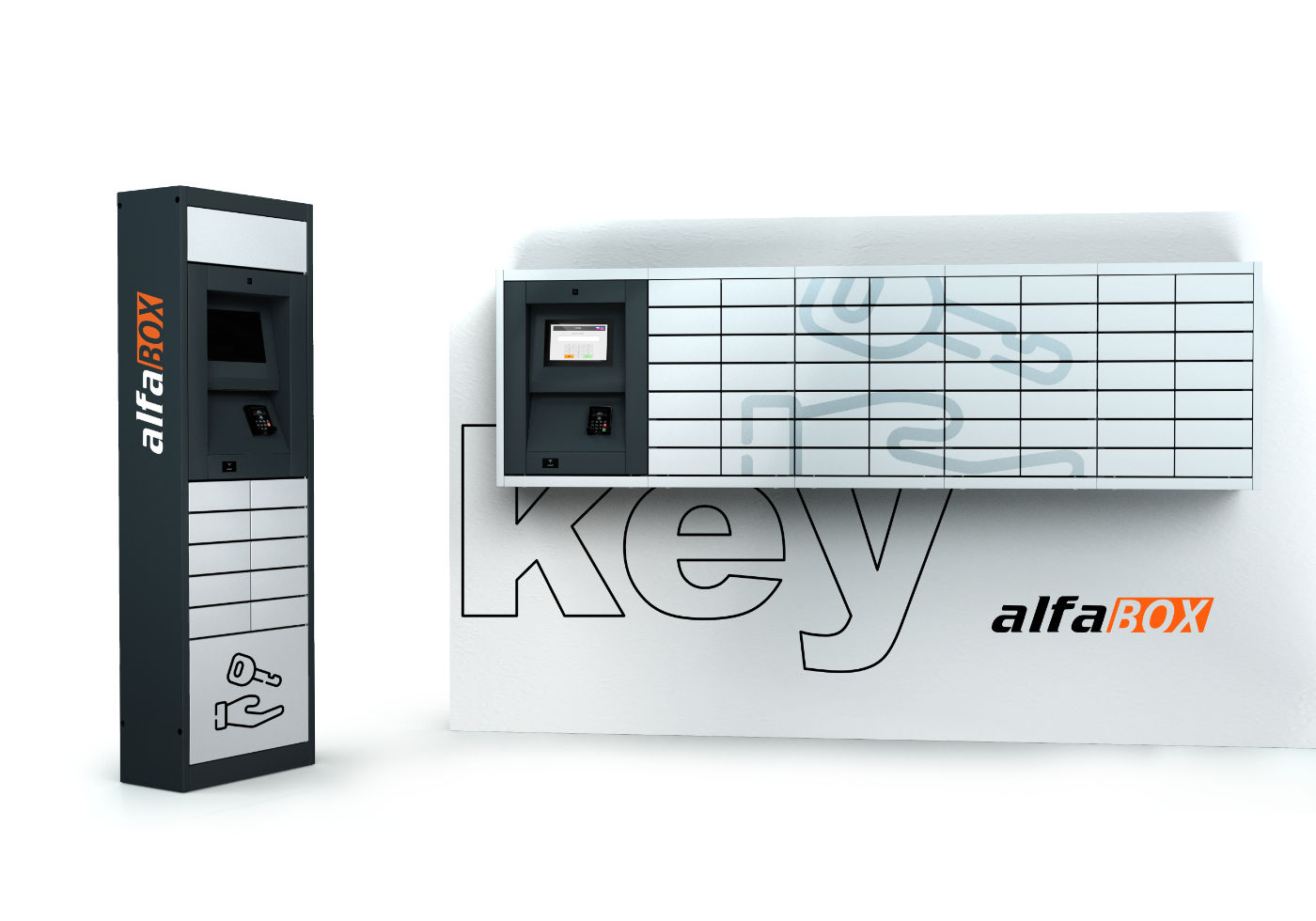 Self-service security key boxes