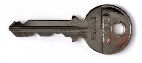 Centrální klíč pro mincovní zálohový zámek BURG