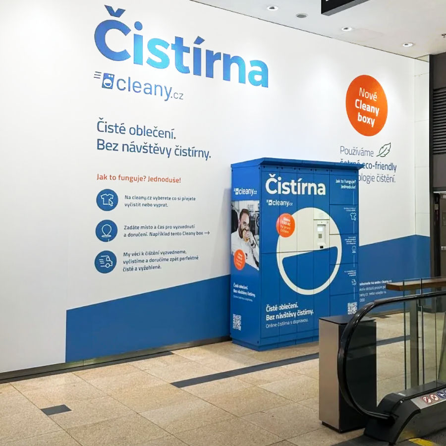 Even clean clothes can be picked up contactlessly