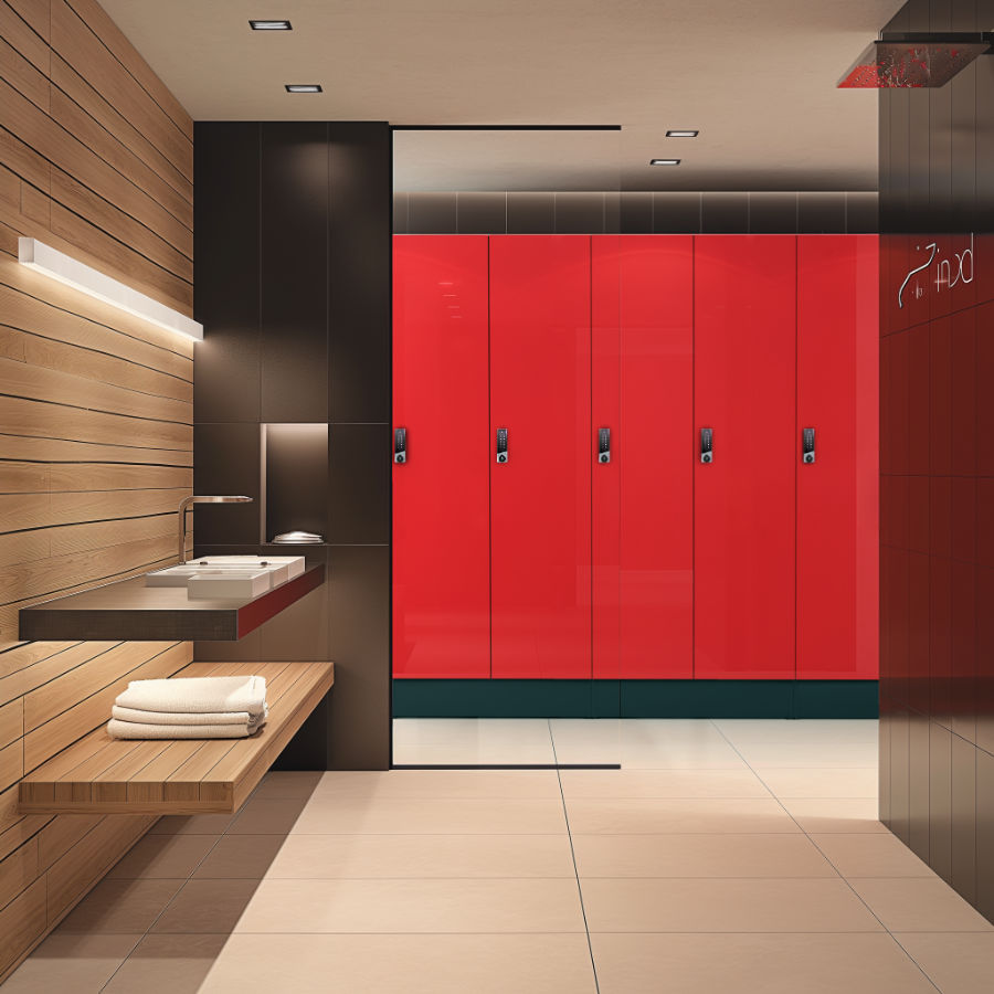 Changing room hotel wellness center Changing room hotel wellness center