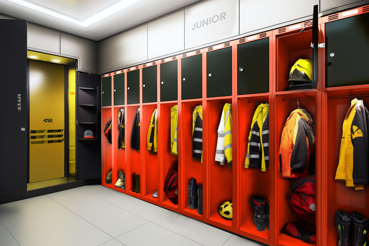 Product for junior firefighters´s teams.