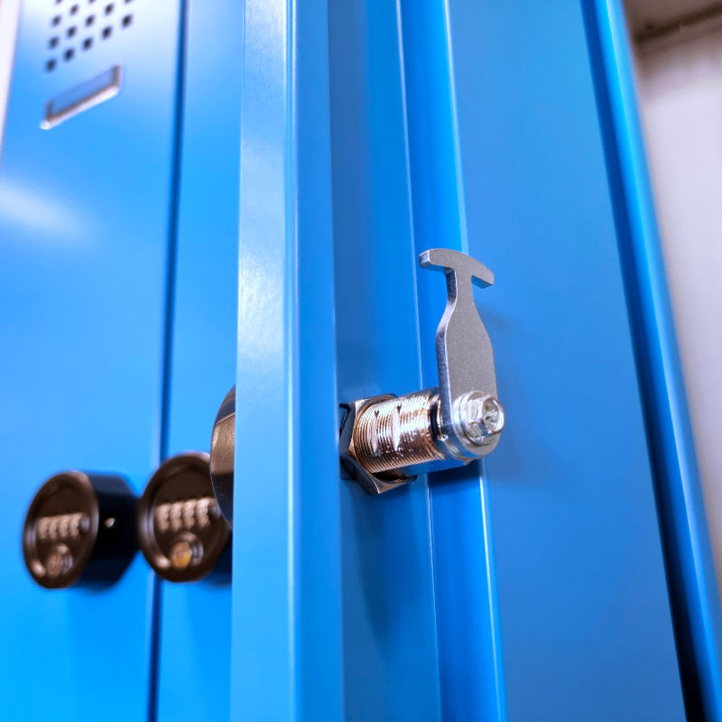 Hook bolt of a mechanical code lock installed in a garment locker