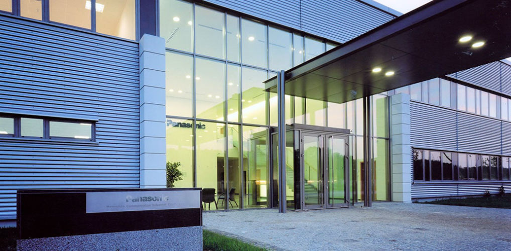 Main entrance to Panasonic Pardubice