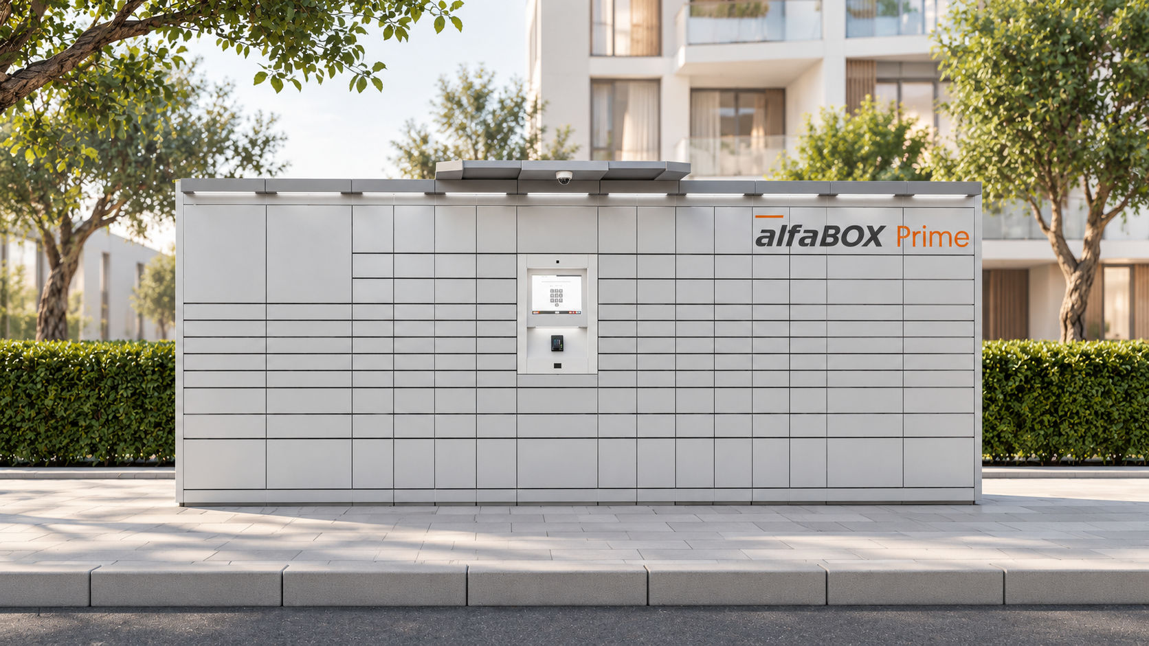 The modular design of alfaBOX Prime allows capacity and configuration to be tailored to the specific requirements of parcel locker network operators.