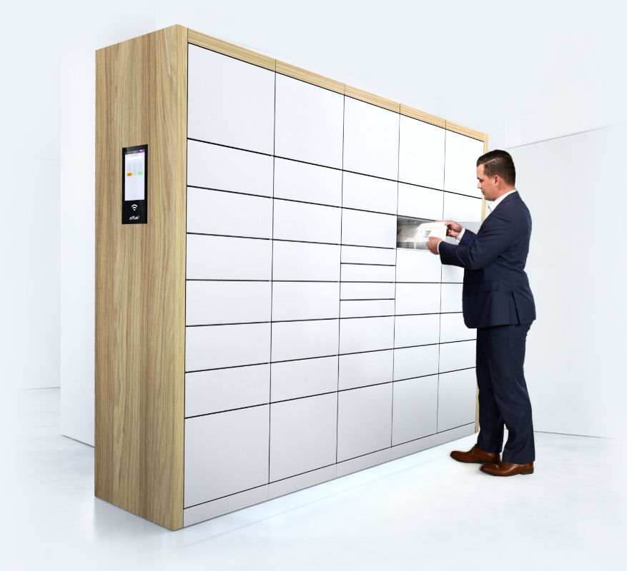 boxes for handing over internal consignments in companies 