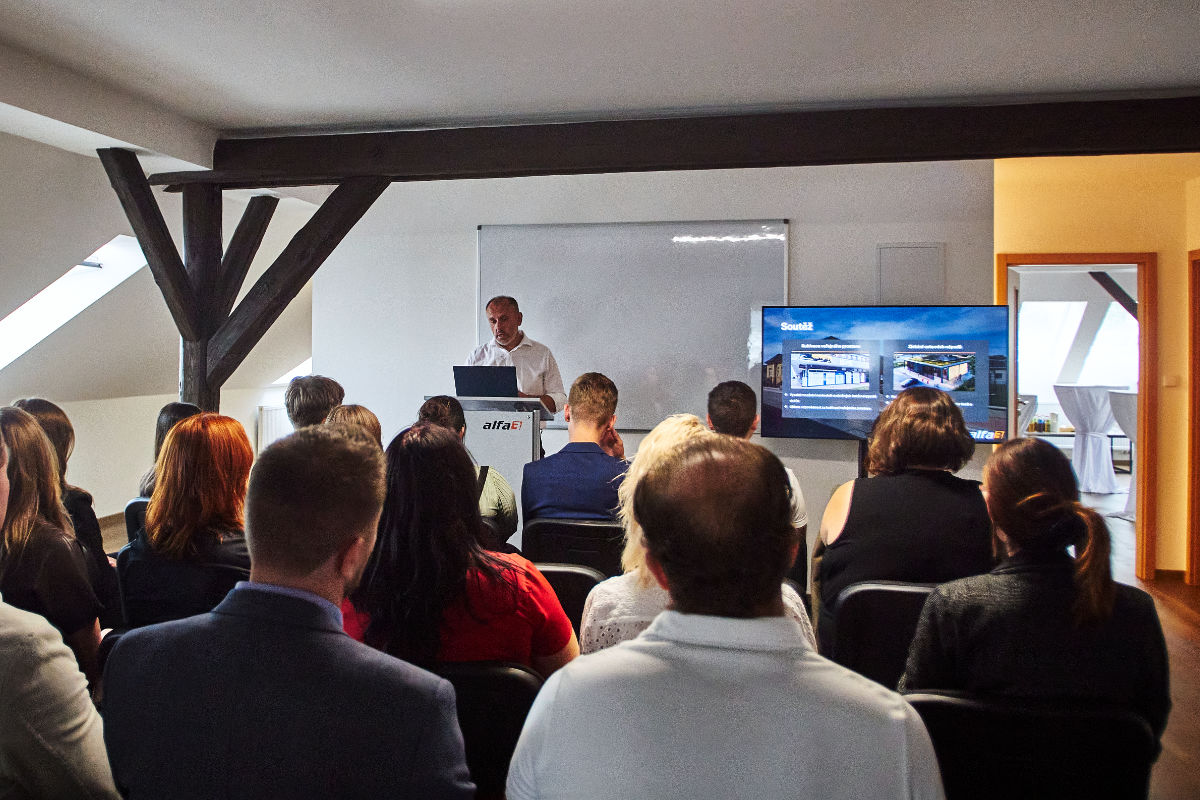 Company´s director Mr. Martin Pritula was giving a speech at the award ceremony