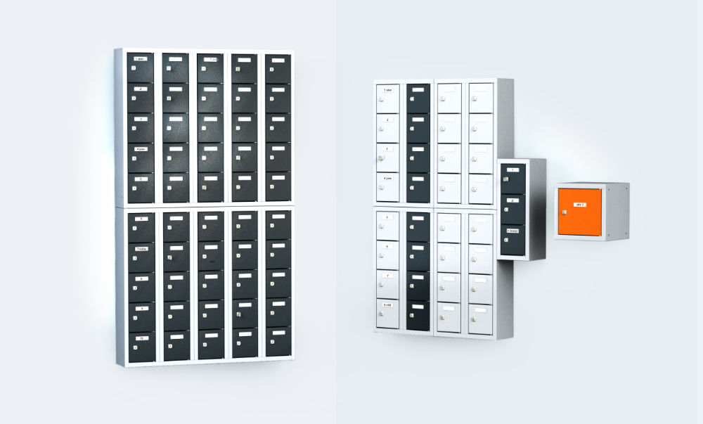 Garment Lockers, Mini Boxes