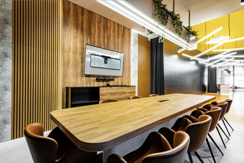 The building also includes a new meeting room