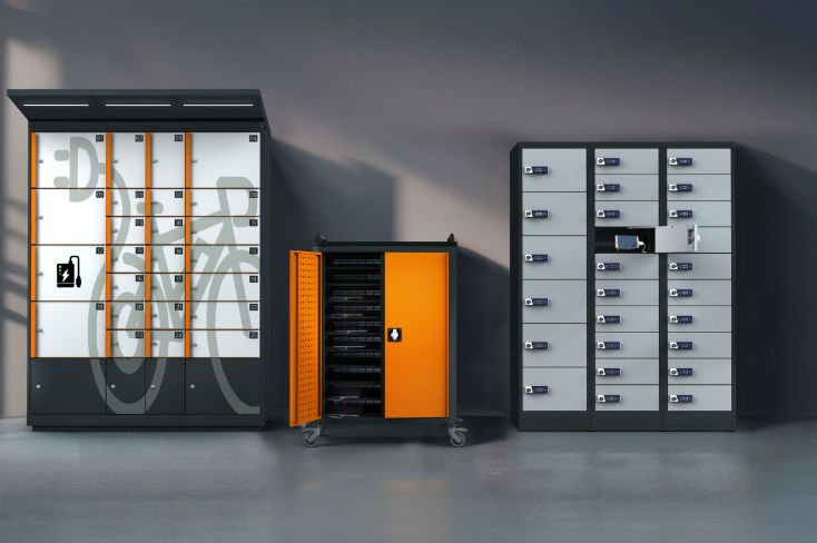 Alfa 3 Charging cabinets and trolleys