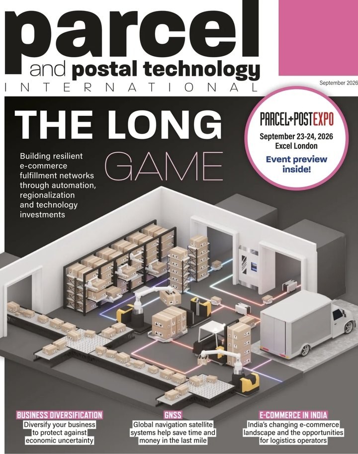 Cover of the September 2026 issue of Parcel and Postal Technology International magazine. Cover of the September 2026 issue of Parcel and Postal Technology International magazine.