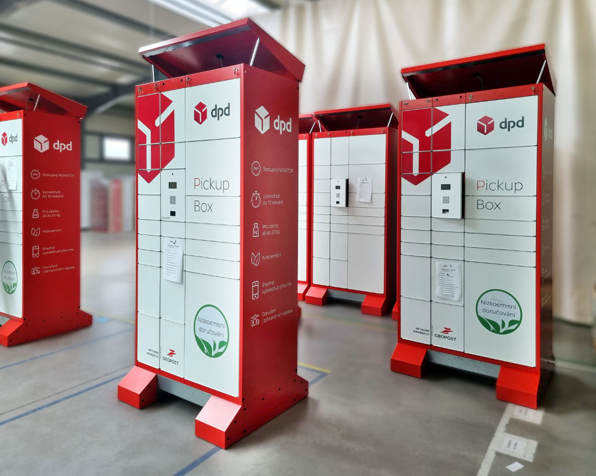 Off-grid Pickup Box for parcel delivery for DPD