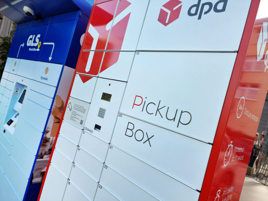 GLS Terminal Parcel Box and DPD Island Pickup Box