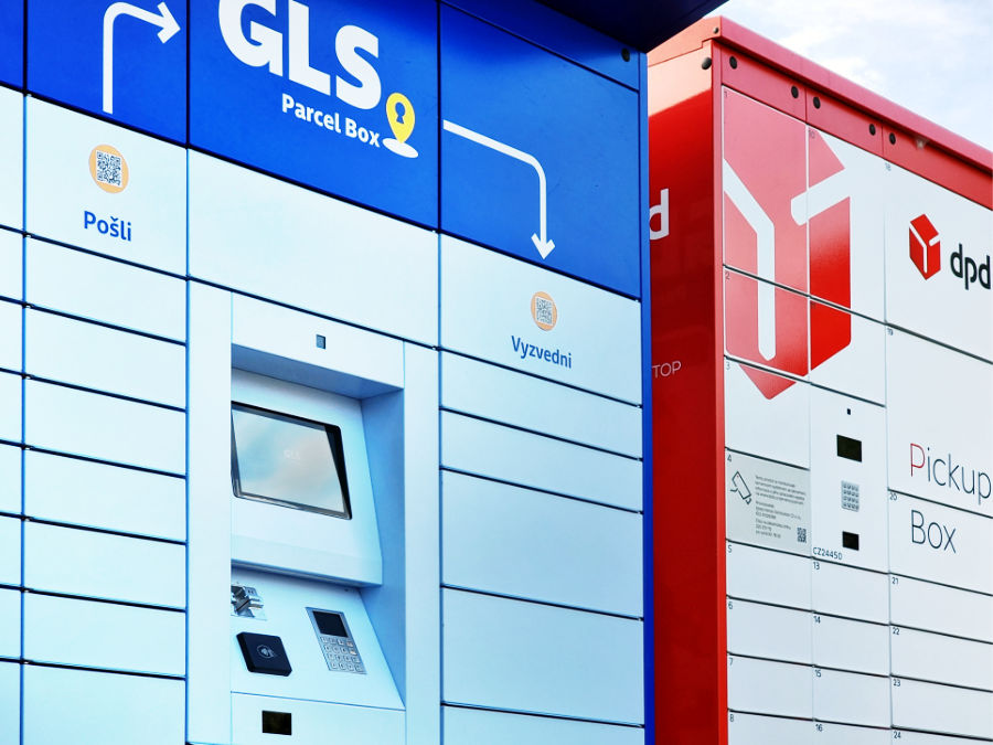 GLS Terminal Parcel Box and DPD Island Pickup Box