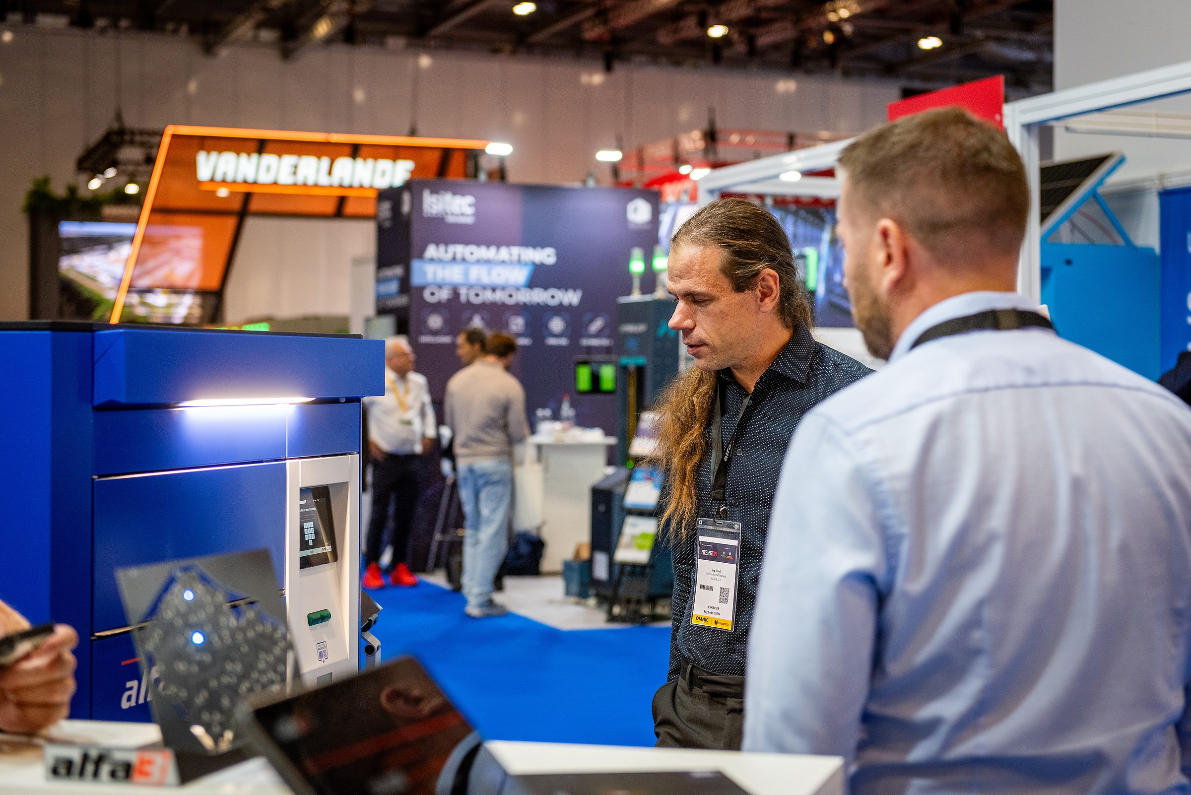 At the exhibition, we showcased our innovations and discussed their real-world applications.