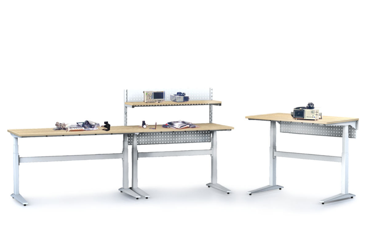 Height-adjustable ALNAK Workbenches