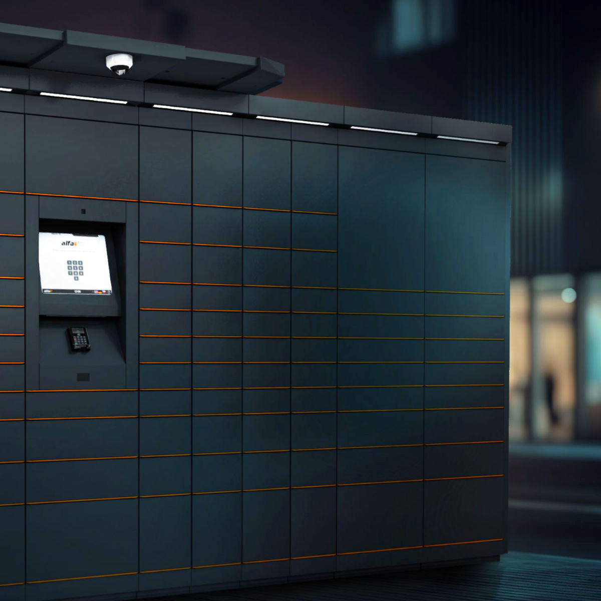 The alfaBOX Prime is equipped with double-layered doors
