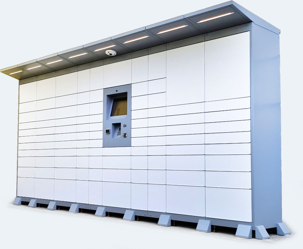 Parcel delivery smart lockers, parcel lockers