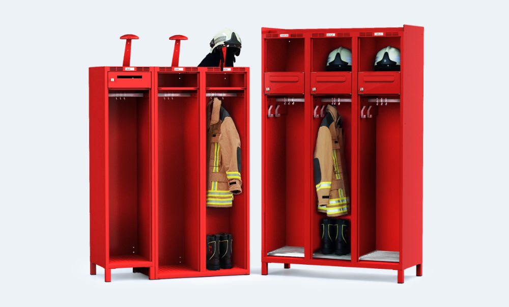 Garment Lockers for Firefighters