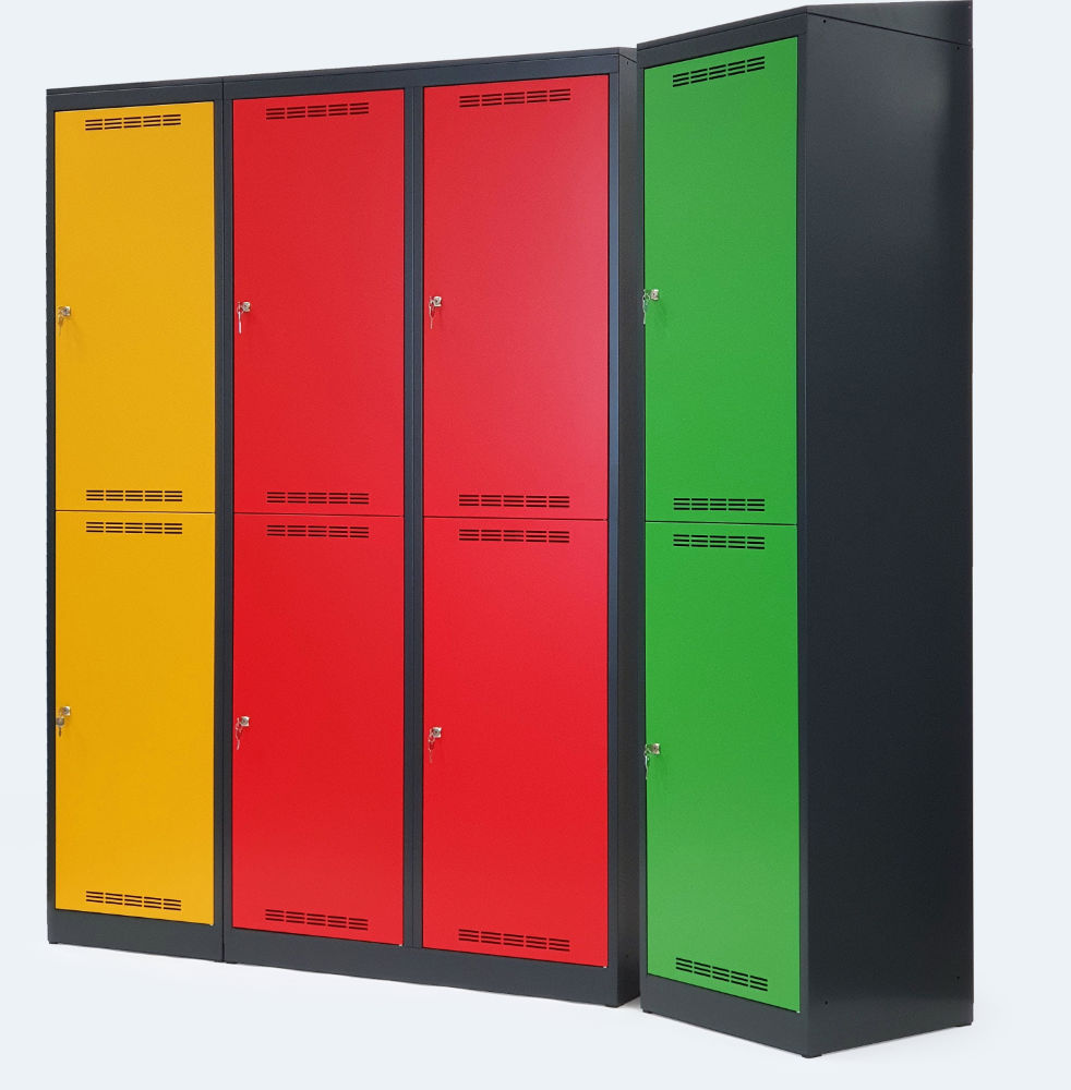 Special garment lockers for Kaufland Olomouc logistics centre