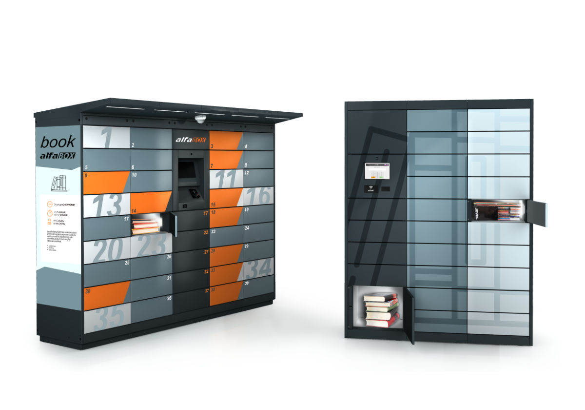 Box sets for self-service dispensing and returning of books