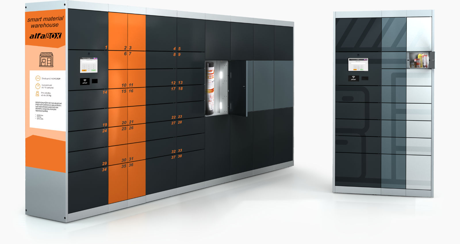 Material dispensers - smart material warehouse alfaBOX