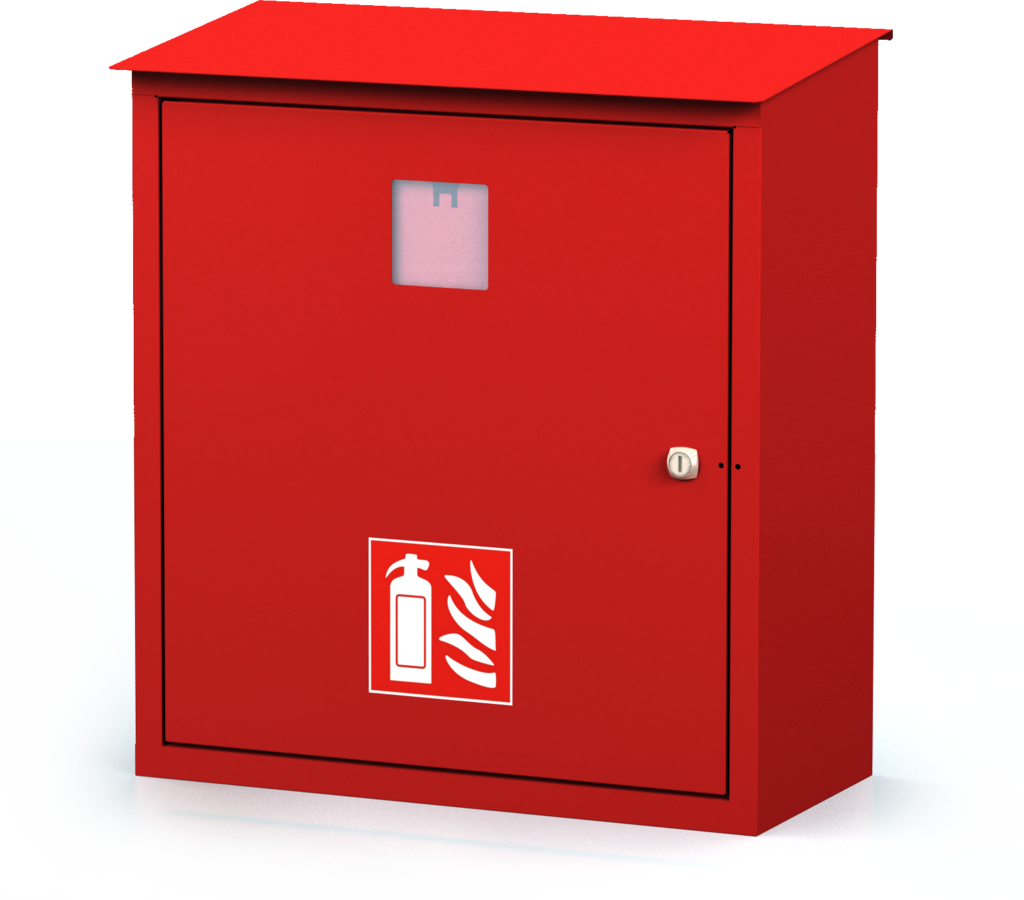 Exterior cabinets for fire extinguishers 580 x 520 x 240