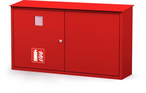 Exterior cabinets for fire extinguishers 580 x 1020 x 240