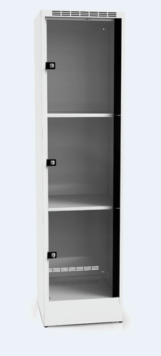  Locker with three glass-filled doors 1920 x 500 x 500