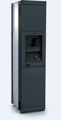 Outdoor terminal locker unit of the package delivery station 2x doors