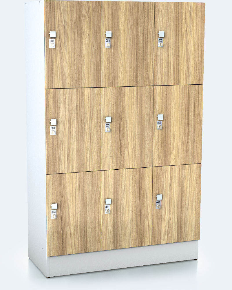 Premium lockers with nine lockable boxes ALFORT DD 1920 x 1200 x 520