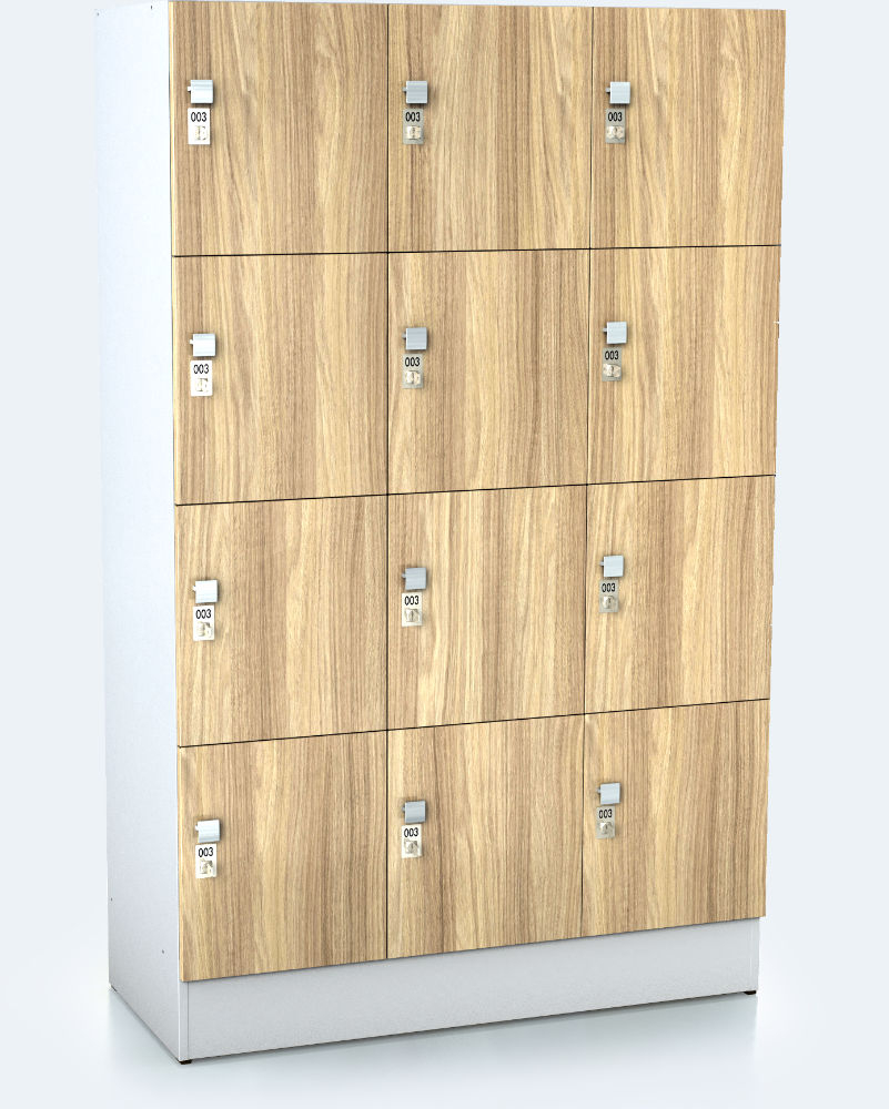 Premium lockers with twelve lockable boxes ALFORT DD 1920 x 1200 x 520