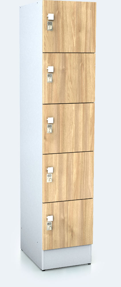 Premium lockers with five lockable boxes ALFORT DD 1920 x 400 x 520
