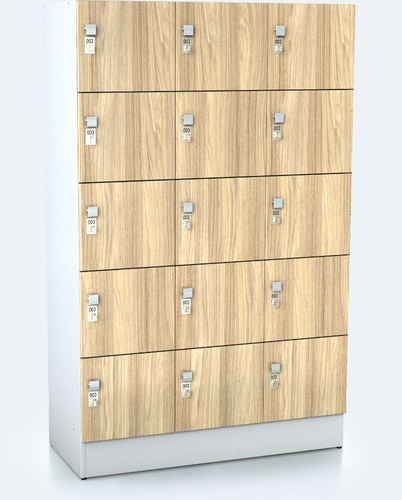 Premium lockers with fifteen lockable boxes ALFORT DD 1920 x 1200 x 520