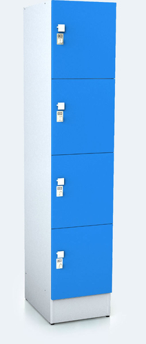 Premium lockers with four lockable boxes ALFORT AD 1920 x 400 x 520