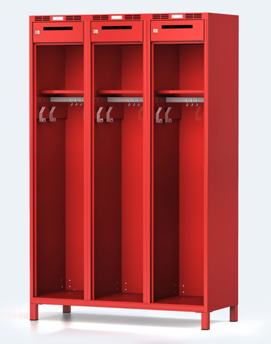 Locker for firefighters 1920 x 1200 x 500 - Wardrobe for firefighters