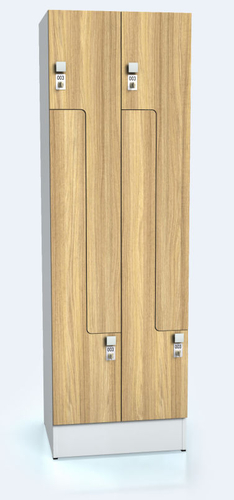 Premium lockers Z-shaped doors ALFORT DD 1920 x 600 x 520