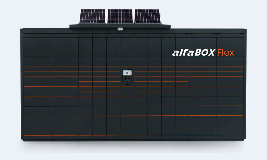 alfaBOX Flex – Next Generation Solar Parcel Locker
