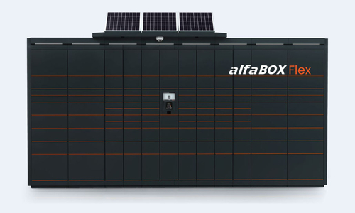 alfaBOX Flex – Next Generation Solar Parcel Locker