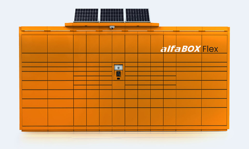 alfaBOX Flex – Next Generation Solar Parcel Locker - alfaBOX Flex doesn’t have to be just black