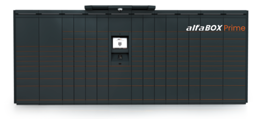 alfaBOX Prime – high-performance delivery locker for intensive operation