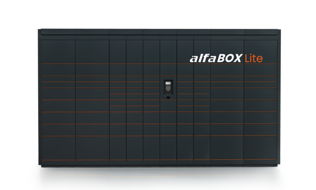 alfaBOX Lite – energy-efficient delivery locker with battery power