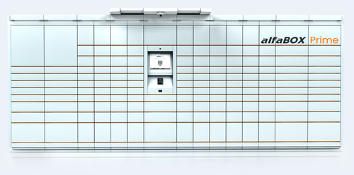 alfaBOX Prime – high-performance delivery locker for intensive operation
