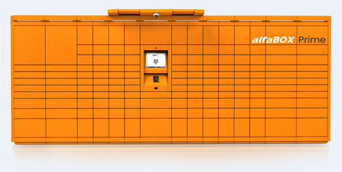 alfaBOX Prime – high-performance delivery locker for intensive operation