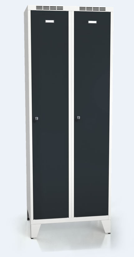 Cloakroom locker ALDUR 1 with feet 1920 x 700 x 500