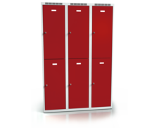  Divided cloakroom locker ALDUR 1 1800 x 1200 x 500