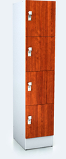 Premium lockers with four lockable boxes ALFORT DD 1920 x 400 x 520