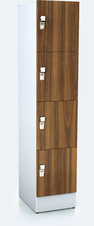 Premium lockers with four lockable boxes ALFORT DD 1920 x 400 x 520